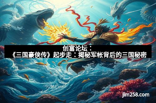创富论坛：《三国豪侠传》起步走：揭秘军帐背后的三国秘密